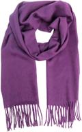 vera women's cashmere feel scarf, handcrafted in italy logo