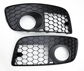 img 2 attached to HONEYCOMB Hex Mesh Fog Light Grill Intake Vent For Volkswagen 2006-2009 MK5 GTI GLI JETTA