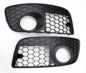 img 4 attached to HONEYCOMB Hex Mesh Fog Light Grill Intake Vent For Volkswagen 2006-2009 MK5 GTI GLI JETTA