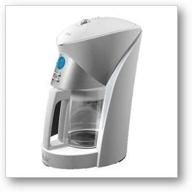 ☕️ melitta mefb6w white coffee maker: fast brew, programmable with digital features logo