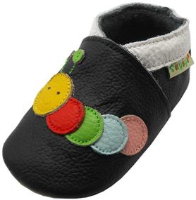 img 4 attached to 🐥 SAYOYO Baby Chick Soft Sole Leather Shoes: Comfortable and Stylish Footwear for Infants and Toddlers