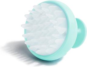 img 4 attached to Experience Blissful Massage with Vanity Planet Groove Scalp Massager! (Bombshell Blue) Find Rejuvenating Handheld Shampoo Brush with 2-Speed Vibrating & Water-Resistance