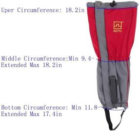 img 2 attached to Outdoor Waterproof Gaiters Resistant Climbing