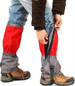 img 3 attached to Outdoor Waterproof Gaiters Resistant Climbing