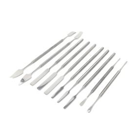 img 4 attached to 🔧 Cynamed 10 Piece Stainless Steel Spatula Wax and Clay Sculpting Tool Kit