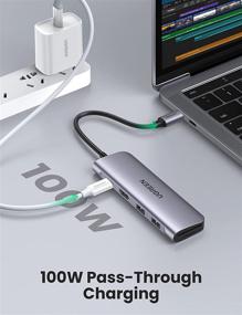 img 1 attached to 🔌 UGREEN USB C Hub 6-in-1 Dongle with 4K HDMI, 2 USB 3.0 Ports, SD TF Card Reader, 100W PD Charging Adapter – Dock Station for MacBook Pro Air 2020 2019 2018, Galaxy Note 10 S10 S9 S8, Surface Go, XPS 13 15