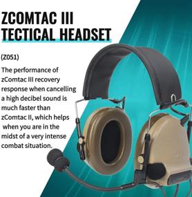 img 2 attached to Z Tactical Headset（Z051 Talk（Z113 KEN） Reduction Headphone