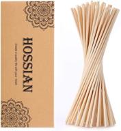 hossian 7.87 inch reed diffuser sticks - fragrance sticks for aroma diffuser - aromatic reed sticks for scented oil - 100 pcs логотип