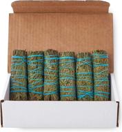 natural cedar smudge sticks - handcrafted, sustainably grown 6 pack for smoke cleansing, smudging, and home/office purification логотип