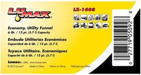 img 1 attached to Lumax LX 1608 12-пинтная пластиковая воронка