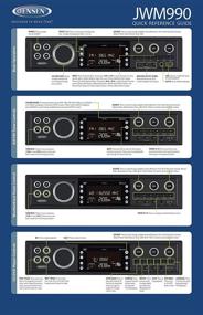 img 2 attached to Jensen JWM990 Театрализованная стереосистема с возможностью крепления на стену AM/FM/DVD/USB/AUX/HDMI APP & Bluetooth с поддержкой A2DP/AVRCP, 3 зоны выхода на 8 динамиков (8 x 20 Вт), совместимость с управлением и зарядкой iPod/iPhone (Обновленный)