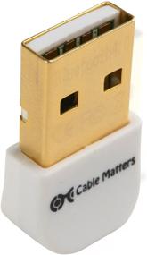 img 2 attached to 💻 Cable Matters Gold Plated Bluetooth 4.0 Low Energy USB Adapter - Windows 8.1, 8, 7, Vista, XP (White)