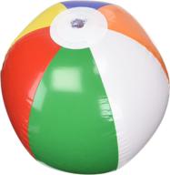 🏖️ vibrant 12-inch multicolored beach ball for fun in the sun logo