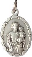 100% italian-made saint joseph medal, honoring the holy virgin mary's husband logo