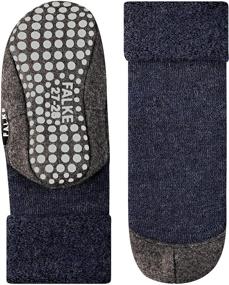 img 1 attached to 🧦 FALKE Cosyshoe Slipper Sock - Unisex Child, Merino Wool, Cozy Warm House Socks for Winter & Fall - Various Colors, 1 Pair