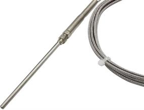 img 1 attached to 🌡️ T-PRO K-Type Thermocouple Temperature Sensors with 2M/6.6Ft Wire and Stainless Steel Probe (50mm Probe Length)