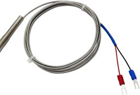 img 2 attached to 🌡️ T-PRO K-Type Thermocouple Temperature Sensors with 2M/6.6Ft Wire and Stainless Steel Probe (50mm Probe Length)