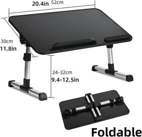 img 1 attached to Adjustable Stand，Foldable Breakfast Notebook Computer