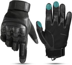 img 4 attached to YOSUNPING Military Tactical Touchscreen Full Finger Gloves for Motorbike Hunting Motorcycle