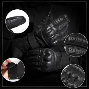 img 3 attached to YOSUNPING Military Tactical Touchscreen Full Finger Gloves for Motorbike Hunting Motorcycle