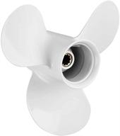 🚤 vif jason marine 9 7/8 x 11 1/4-f oem aluminum outboard moto propeller for yamaha engines 20-30hp, yamaha f25/20hp/25hp/30hp compatible, ref no. 664-45947-01-el, 10 tooth spline, right-hand rotation логотип