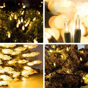 img 2 attached to ✨ DEPOVOR Battery String Lights - 50/100 LED Fairy Lights, Waterproof and Indoor/Outdoor Decoration with 8 Lighting Modes for Christmas and Halloween (32.8ft, 100LED, Warm White)