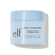 💦 e.l.f. holy hydration! makeup melting cleansing balm - effortlessly removes makeup, 2 oz (56.5g) logo