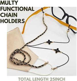 img 3 attached to 💎 Silver Eyeglasses Holder Sunglasses Necklace