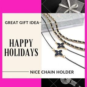 img 1 attached to 💎 Silver Eyeglasses Holder Sunglasses Necklace
