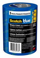 лента scotchblue sharp lines painters tape painting supplies & wall treatments логотип