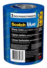img 4 attached to Лента ScotchBlue Sharp Lines Painters Tape Painting Supplies & Wall Treatments