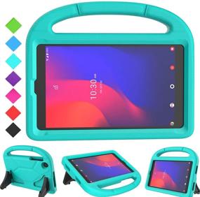img 4 attached to MENZO Alcatel Joy Tab 2 Case For Kids Tablet Accessories for Bags, Cases & Sleeves