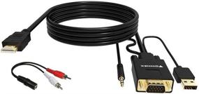 img 4 attached to VGA To HDMI Adapter Cable 50FT/15M (Old PC To New TV/Monitor With HDMI)