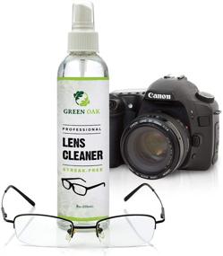 img 1 attached to 🔍 Green Oak Professional Lens Cleaner Spray Kit - Safely Cleans Eyeglasses, Cameras, and Lenses from Fingerprints, Dust, and Oil - Includes Microfiber Cloths - 8oz 4-Pack