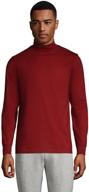 lands end super t mockneck regular logo