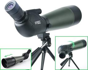 img 3 attached to 🔭 Gosky 20-60 X 80 Porro Prism Spotting Scope - Best Waterproof Scope for Bird Watching, Target Shooting, Archery Range & Outdoor Activities - with Tripod & Digiscoping Adapter