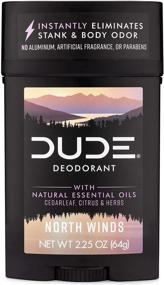 img 4 attached to 🌬️ Стекло дезодоранта Dude со свежим ароматом северного ветра, 2,25 унции