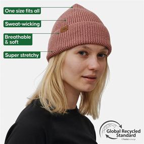 img 2 attached to 🧣 DANISH ENDURANCE Classic Merino Wool Beanie: Soft Unisex Knit Hat with Recycled Materials for Men & Women