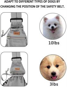 img 1 attached to 🐾 Cuby Hands Free Reversible Pet Sling Carrier for Outdoor Travel - Soft Pouch and Tote Design - Adjustable - Suitable for Puppy, Small Dogs, and Cats