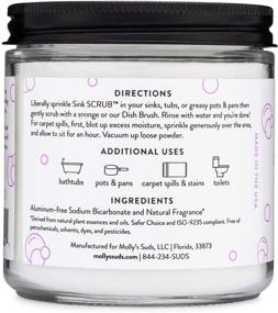 img 3 attached to 🌿 Molly's Suds Lavender Scent All Purpose Scrub 2 Pack - Gentle Stain Remover, Grease & Grime Scrubber with Earth Derived Ingredients