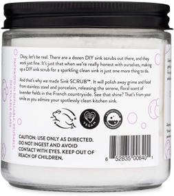 img 1 attached to 🌿 Molly's Suds Lavender Scent All Purpose Scrub 2 Pack - Gentle Stain Remover, Grease & Grime Scrubber with Earth Derived Ingredients