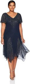 img 2 attached to 👗 Kara Womens Short Beaded Mercury Dresses: Stylish Women's Clothing for Trendy Fashionistas!