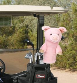 img 1 attached to 🐷 Pink Pig Headcovers by Daphne's: Stylish Golf Accessories to Protect Your Clubs