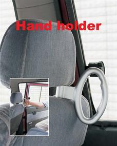 img 2 attached to 🚗 Maxsa 20120 Grab Handle Headrest Mount for Assisted Car Entry and Exit in Grey - Enhancing Accessibility and Comfort
