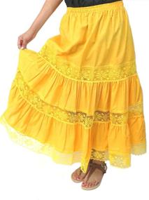 img 1 attached to Artesanias FR White_Skirt Mexican Skirt Women's Clothing and Skirts