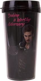 img 1 attached to ☕️ Once Upon a Time Hook Worthy Adversary Travel Mug: The Perfect Companion for Coffee-Loving Story Enthusiasts