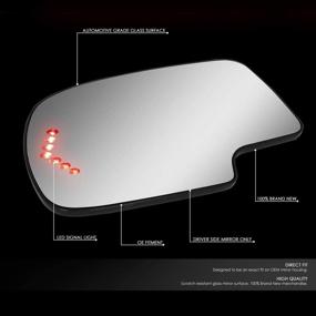 img 3 attached to DNA Motoring SMP-056-L: Зеркало с подогревом для левой стороны водителя с LED-сигналом поворота со стрелкой - 00-06 Suburban/Tahoe/Yukon/Escalade