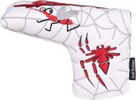 🕷️ golf spider putter head cover with embroidered spider design, ideal for blade putter clubs логотип