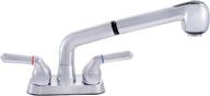 🚰 ldr 012 52445cp exquisite laundry faucet with pull-out spout in chrome, durable lifetime plastic logo