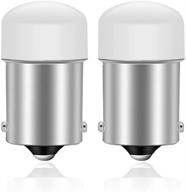 🚗 duabhoi 1156 led bulb super bright ba15s 1141 1003 7506 p21w 3497 1073 replacement for car camper rv reverse brake back up tail interior indoor parking outdoor light landscape lighting 2pcs white: efficient lighting solution for vehicles and outdoor spaces logo